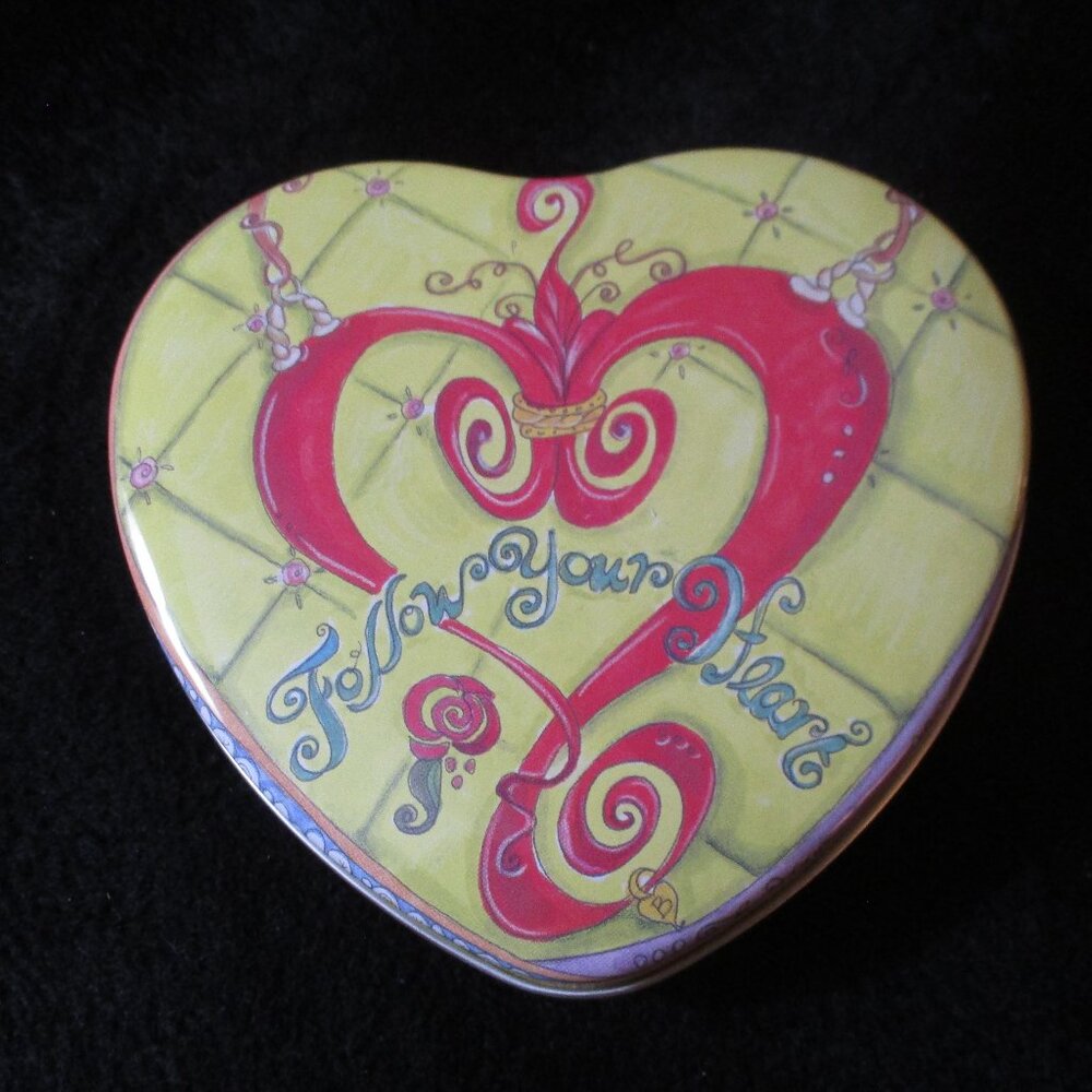 Brighton Follow Your Heart Shaped Jewelry Tin